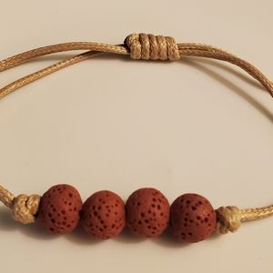 2/$15 Lava Bead Essential Oil Bracelet New